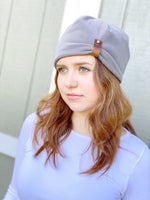 NEW Wind-Pro Fleece Hat for Women - Grey Floral WP51