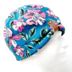 NEW Wind-Pro Fleece Hat for Women - Teal Floral WP57
