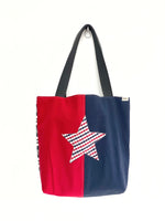 Reusable Grocery Bag, The Perfect Market Bag, Nautical Bag, Eco-Friendly, Festival Bag, B13