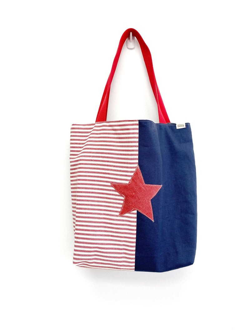 Reusable Grocery Bag, The Perfect Market Bag, Nautical Bag, Eco-Friendly, Festival Bag, B20