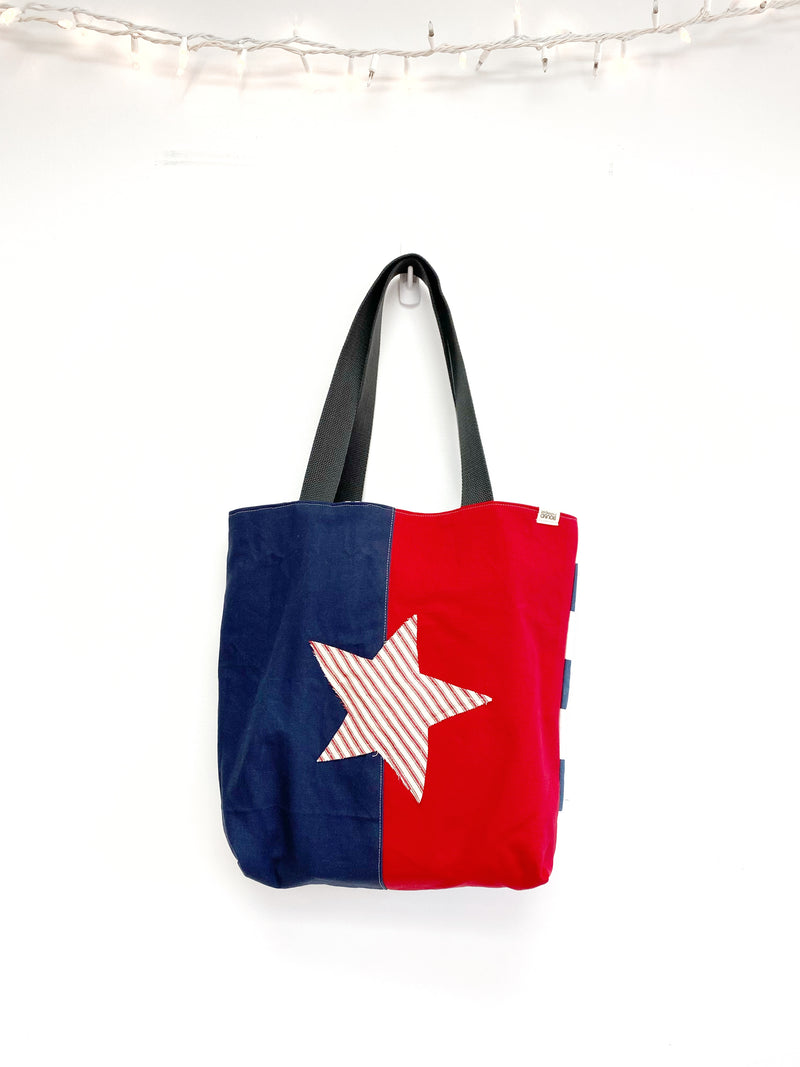 Reusable Grocery Bag, The Perfect Market Bag, Nautical Bag, Eco-Friendly, Festival Bag, B22
