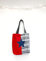 Reusable Grocery Bag, The Perfect Market Bag, Nautical Bag, Eco-Friendly, Festival Bag, B16