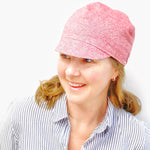 women's linen hat 