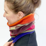 Women's Winter Neck Gaiter, Pullover Scarf for Women, Ski Neck Warmer Fleece Neck Wrap
