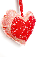 Leather Stamped Valentine Heart, Individual, SH19
