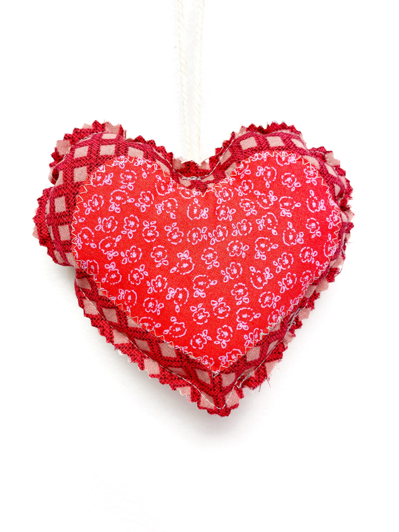 Leather Stamped Valentine Heart, Individual, SH23