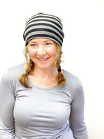 Lightweight Beanie for Ladies, Stretch Beanie Hat for Women, Stretch Jersey Hat, Soft Cotton Beanie L205, Large