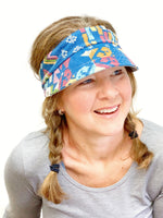 Size Small Ready to Ship Women's Sun Visor, Summer Hat for Women, Visor for Summer