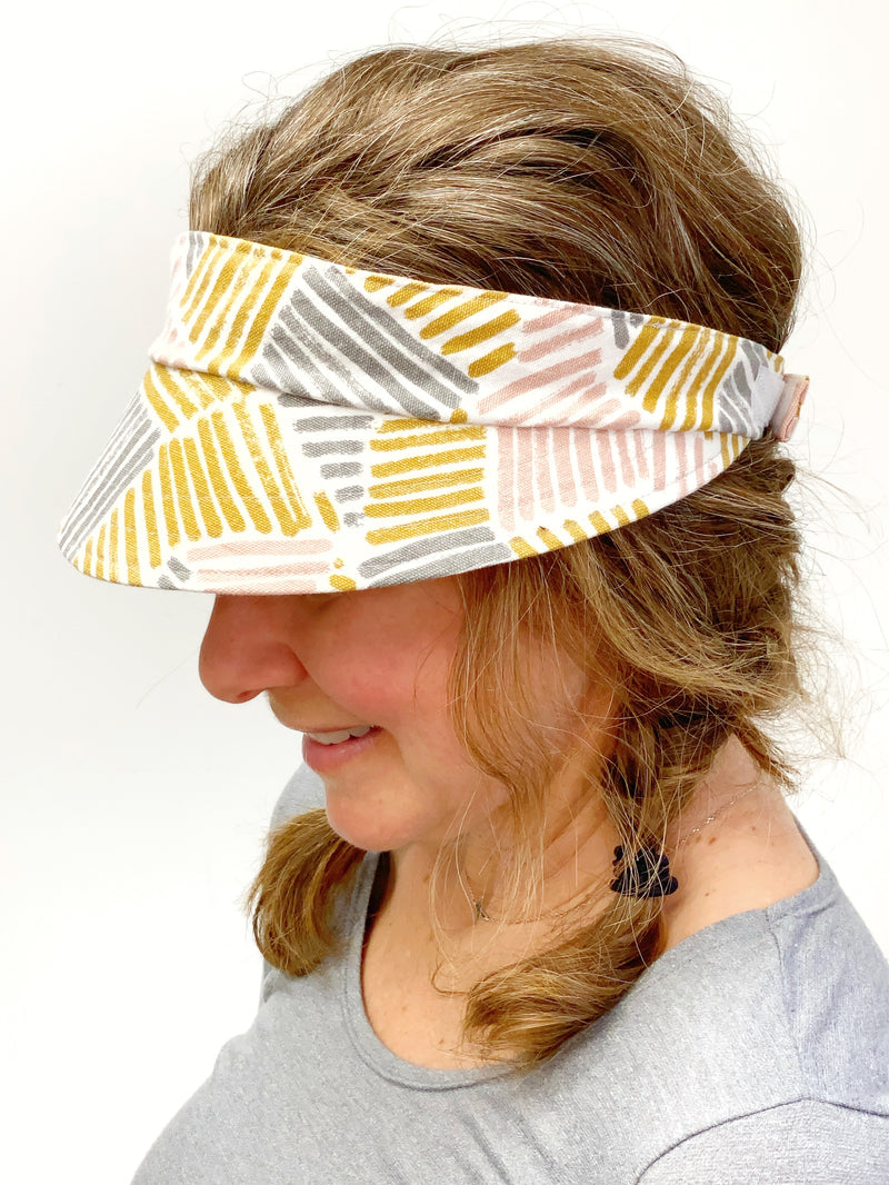 Size Small Ready to Ship Women's Sun Visor, Summer Hat for Women, Visor for Summer