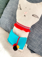 Creative Cuddles, Kitty Cat Animal for Kids, Children's Sensory Stuffed Animal, Upcycled Stuffed Play Kitten for Kids