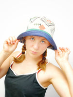 Small Cute Patchwork Bucket Hat , Ready to Ship