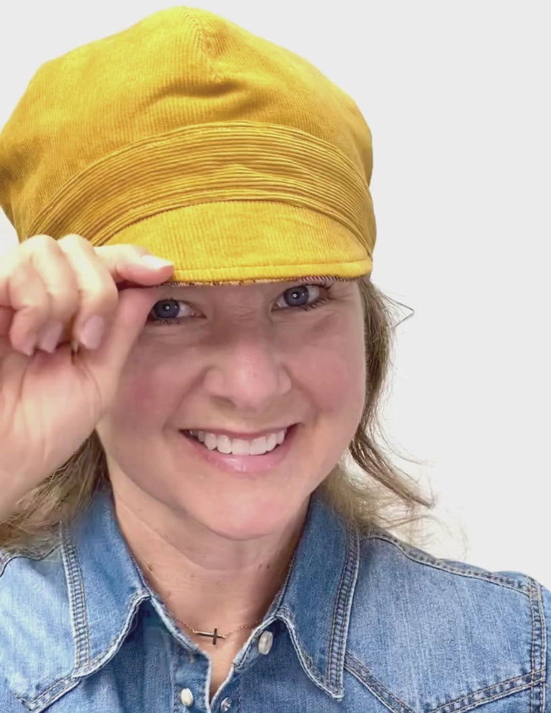 how to style a woman's hat