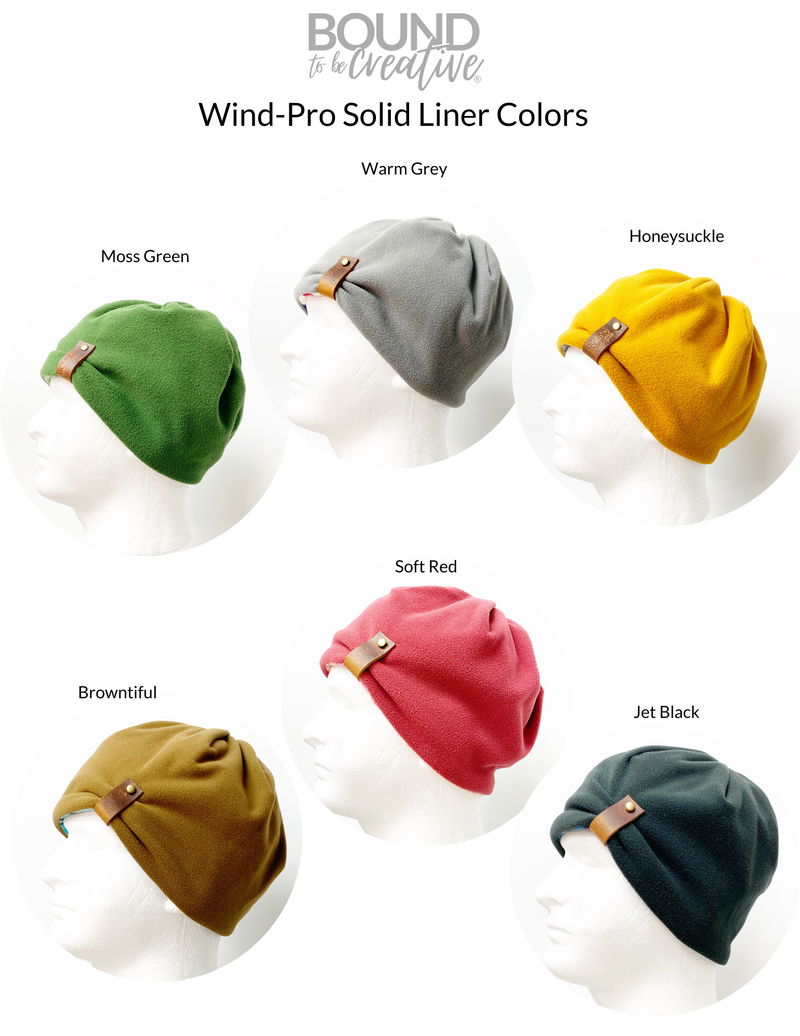 NEW Wind-Pro Fleece Hat for Women - Autumn Stripes WP47