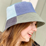 Women's Summer Hat, Bucket Hat, Wide Brim Sun Hat, Garden Hat