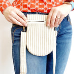 Ticking Stripes iPhone Pouch, The HIP Mini, Custom Colors