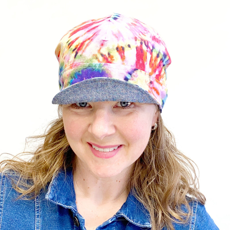 women's tie-dye party hat