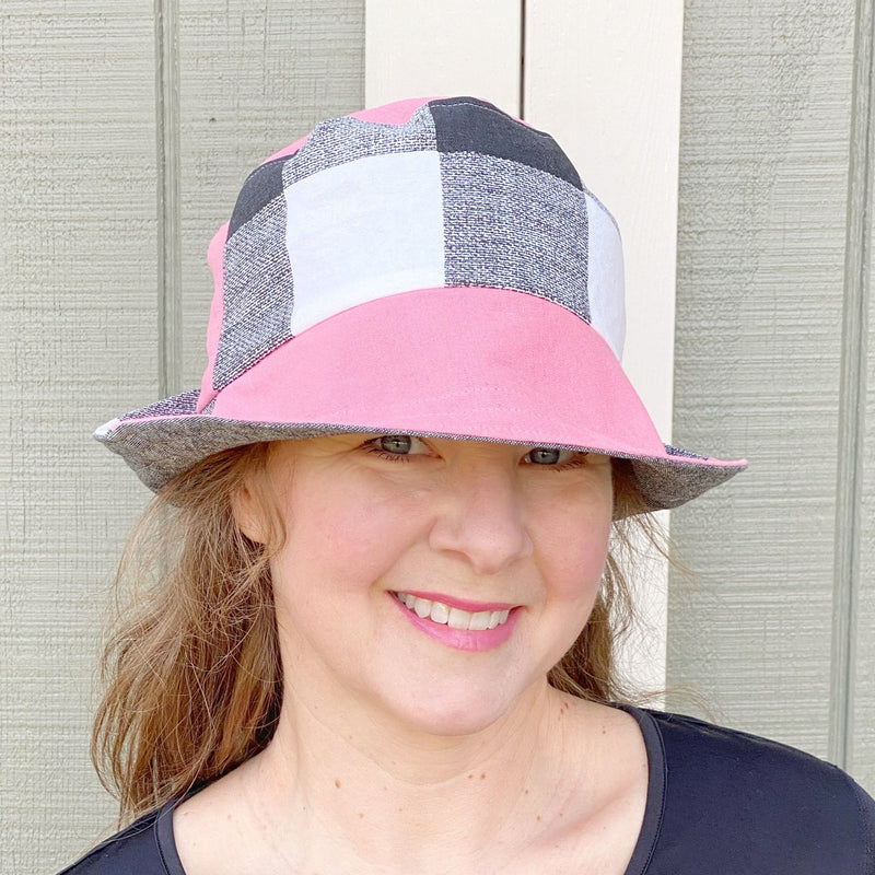 pink summer hat for women