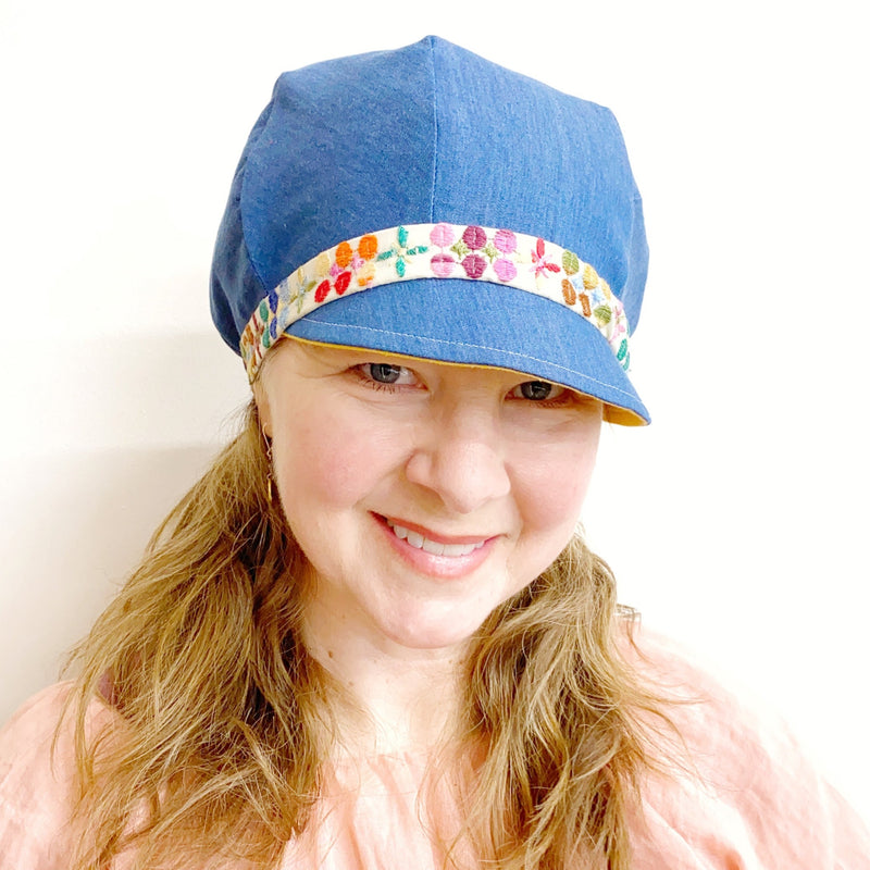 slouchy newsboy hat for women