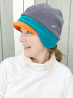 Winter Fleece Hat for Women, Fleece Beanie Earflap Hat