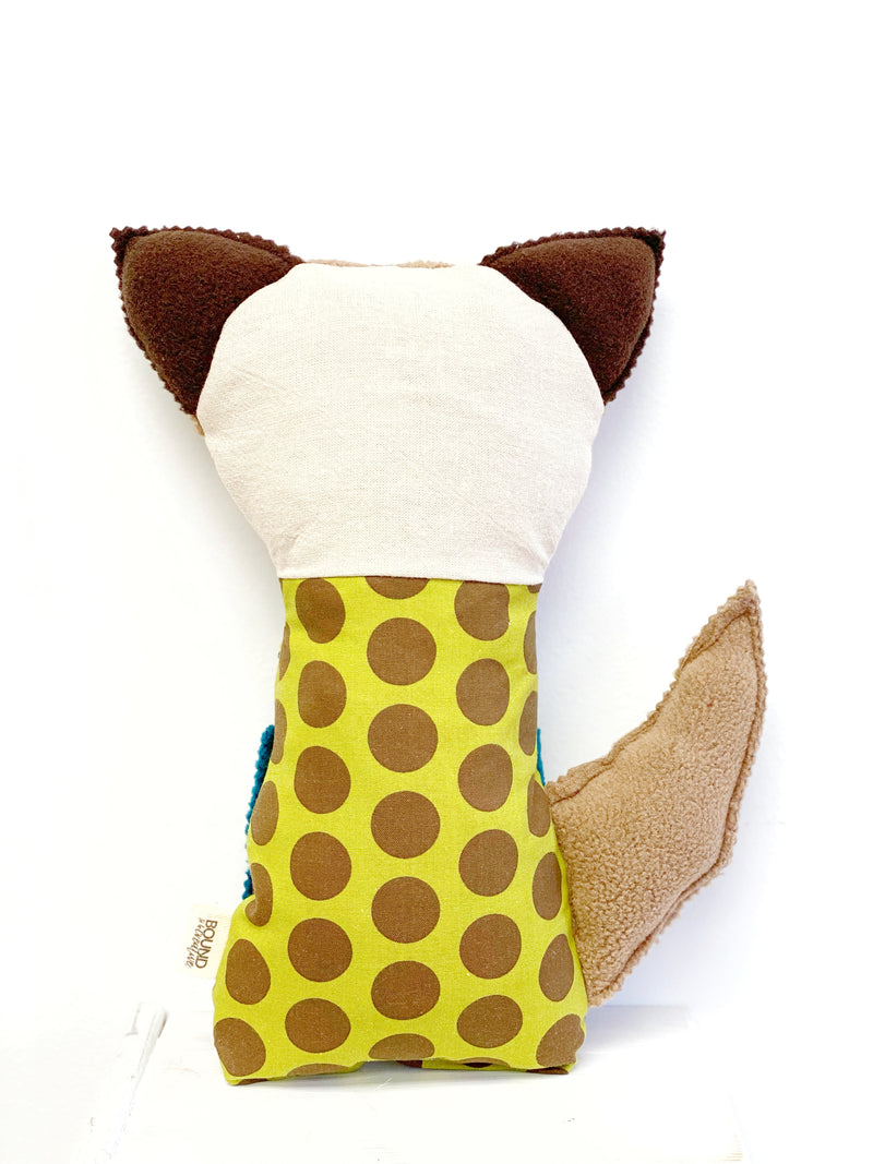 Creative Cuddles, Fox Animal for Kids, Children's Sensory Stuffed Animal, Upcycled Stuffed Animal for Kids